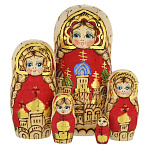 0025999/5м-17см Матрешка с выжиганием  5м 18см