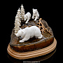 Скульптура из кости "Семья медведей", фотография 2. Интернет-магазин ЛАВКА ПОДАРКОВ