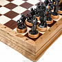 Шахматы деревянные с металлическими фигурами "Ледовое побоище", фотография 3. Интернет-магазин ЛАВКА ПОДАРКОВ