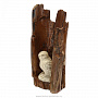 Скульптура из бивня мамонта "Сова в дупле", фотография 2. Интернет-магазин ЛАВКА ПОДАРКОВ
