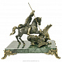 Бронзовая статуэтка "Георгий Победоносец", фотография 1. Интернет-магазин ЛАВКА ПОДАРКОВ