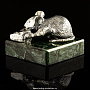 Статуэтка из серебра "Крыса с сыром", фотография 5. Интернет-магазин ЛАВКА ПОДАРКОВ