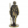 Бронзовая статуэтка миниатюра "Пехотинец", фотография 1. Интернет-магазин ЛАВКА ПОДАРКОВ