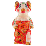 0039510 СГ 2019  Хохлома Сувенир КОПИЛКА "КАРМЕН" ок.15*13*29см  керамика