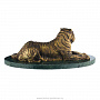 Бронзовая скульптура на подставке из камня "Тигр", фотография 4. Интернет-магазин ЛАВКА ПОДАРКОВ