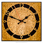 Настенные часы из карельской березы, фотография 1. Интернет-магазин ЛАВКА ПОДАРКОВ