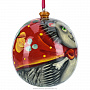 Новогодний елочный шар "Ежик в платочке", фотография 2. Интернет-магазин ЛАВКА ПОДАРКОВ