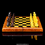 Шахматы янтарные "Янтарный король", фотография 5. Интернет-магазин ЛАВКА ПОДАРКОВ