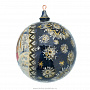 Новогодний елочный шар с росписью "Зима. По воду", фотография 2. Интернет-магазин ЛАВКА ПОДАРКОВ