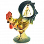 Символ года "Петушок" с колокольчиком, фотография 3. Интернет-магазин ЛАВКА ПОДАРКОВ