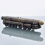 0025739  Бронза Модель ракетного комплекса "Тополь" маштаб 1:72 в ПУ  93005
