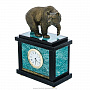 Часы из натурального камня "Медведь". Златоуст, фотография 3. Интернет-магазин ЛАВКА ПОДАРКОВ