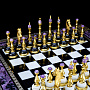 Шахматный ларец из натурального камня с фигурами, фотография 3. Интернет-магазин ЛАВКА ПОДАРКОВ