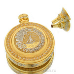 0017541 Златоуст ФЛЯГА ДАМСКАЯ позолота, в П/У