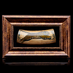 0059010/1208 Сувенир из кости ПАННО "ТИГР" 26*32см