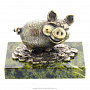 Бронзовая статуэтка "Свинка в монетах", фотография 1. Интернет-магазин ЛАВКА ПОДАРКОВ