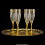 Питейный набор для шампанского на 6 персон. Златоуст, фотография 3. Интернет-магазин ЛАВКА ПОДАРКОВ
