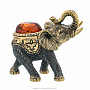 Статуэтка с янтарем "Слон Лаос", фотография 1. Интернет-магазин ЛАВКА ПОДАРКОВ