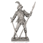 Оловянный солдатик миниатюра "Швейцарский пеший воин"