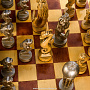 Эксклюзивные большие деревянные шахматы "Море" 100х100 см, фотография 9. Интернет-магазин ЛАВКА ПОДАРКОВ