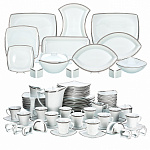 Чайно-столовый сервиз "Артина платина" 105 предметов