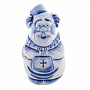 Фарфоровая копилка "Доктор". Гжель, фотография 4. Интернет-магазин ЛАВКА ПОДАРКОВ