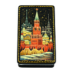 0044203 Лаковая миниатюра Шкатулка "Москва" 10*6см 6,010