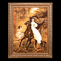 Янтарная картина "Всадница" (60х80 см), фотография 1. Интернет-магазин ЛАВКА ПОДАРКОВ