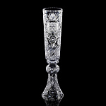 0054903/ Хрусталь ВАЗА-КУБОК ИНТЕРЬЕРНАЯ БЕСЦВЕТНАЯ