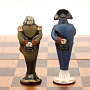 Шахматы деревянные "Бородино" с фарфоровыми фигурами 56х28 см, фотография 8. Интернет-магазин ЛАВКА ПОДАРКОВ
