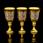 Набор рюмок для водки "Тет-а-тет". Златоуст