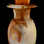 Сувенир "Цветы в вазе" (янтарь, оникс), фотография 6. Интернет-магазин ЛАВКА ПОДАРКОВ