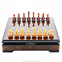 Шахматы-шашки с инкрустацией и фигурами из янтаря "Статус", фотография 4. Интернет-магазин ЛАВКА ПОДАРКОВ
