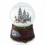 Стеклянный шар "Променад" со снегом, фотография 3. Интернет-магазин ЛАВКА ПОДАРКОВ