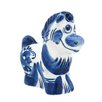 Статуэтка "Лошадь Леон". Гжель