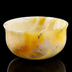 0058925 ПИАЛА Нефрит белый пейзажный 