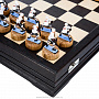Шахматы деревянные с металлическими фигурами "Хоккей", фотография 3. Интернет-магазин ЛАВКА ПОДАРКОВ