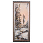 Картина на бересте "Величавый покой" 25х65 см