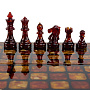Шахматы складные с янтарными фигурами 30х28 см, фотография 3. Интернет-магазин ЛАВКА ПОДАРКОВ