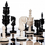 Шахматы с фигурами ручной работы из кости 48х48 см, фотография 6. Интернет-магазин ЛАВКА ПОДАРКОВ