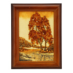 0063720/20*26см  Картина (янтарная крошка)  "ПЕЙЗАЖ" № 20