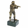 Бронзовая статуэтка "Спецназовец", фотография 2. Интернет-магазин ЛАВКА ПОДАРКОВ