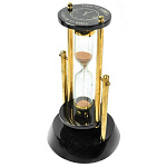 0012384/1м Обсидиан Сувенир "Часы-песочные вращающиеся"  8*15,5см