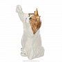 Фарфоровая статуэтка "Белый кот", фотография 2. Интернет-магазин ЛАВКА ПОДАРКОВ
