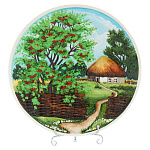 /0422  Керамика ПАННО-ТАРЕЛЬ настенное d-21см