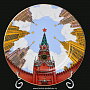 Тарелка "Звезды Москвы" (Европейская-2), фотография 1. Интернет-магазин ЛАВКА ПОДАРКОВ
