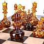 Деревянные шахматы с фигурами из янтаря, фотография 9. Интернет-магазин ЛАВКА ПОДАРКОВ