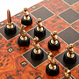 Шахматы деревянные "Египетская сила" с фигурами из цинкового сплава, фотография 2. Интернет-магазин ЛАВКА ПОДАРКОВ