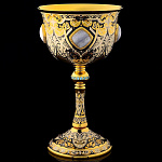 0039157/852/7 Златоуст КУБОК средний (голубой агат)