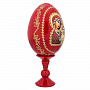 Пасхальное яйцо на подставке "Казанская Божья Матерь", фотография 2. Интернет-магазин ЛАВКА ПОДАРКОВ